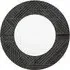 Kavala Round Wall Mirror - Black, Wood