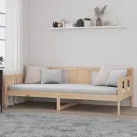 Kayin Single Day Bed - Natural, Pine Wood