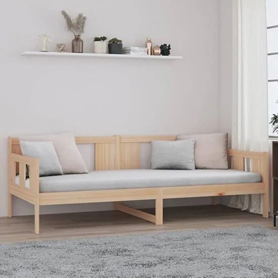 Kayin Single Day Bed - Natural, Pine Wood