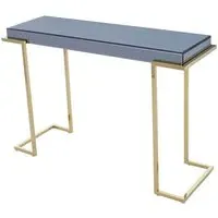 Kayo Console Table - Grey, Glass