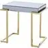 Kayo End Table - Grey, Glass