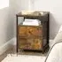 Kearney 2 Drawer Bedside Cabinet - Rustic Brown