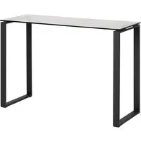 Keene Console Table - Black, Smoked Glass