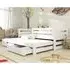 Keene Day Bed with Trundle and Bonnell Mattress - White