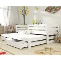 Keene Day Bed without Mattress and Trundle - White
