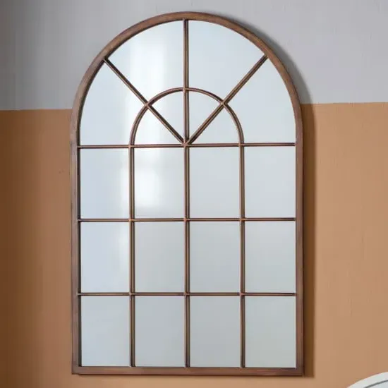 Kelfonia Arched Wall Mirror - Bronze image