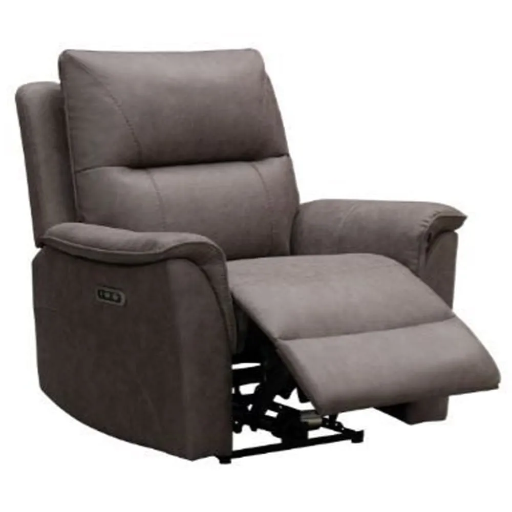 Keller 1-Seater Electric Recliner Sofa - Truffle, Fabric