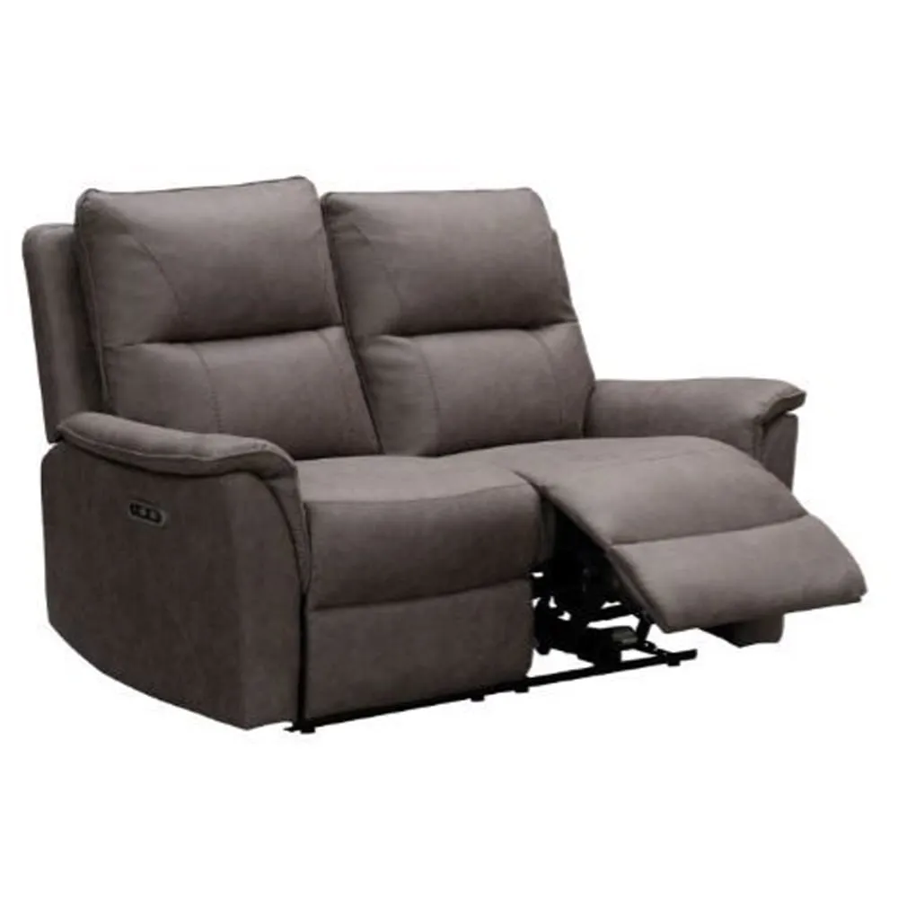 Keller 2-Seater Electric Recliner Sofa - Truffle, Fabric