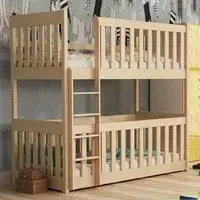 Keller Bunk Bed with Bonnell Mattress - Pine, Wood