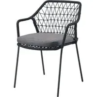 Keller Outdoor Stacking Armchair - Anthracite, Polyester