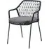 Keller Outdoor Stacking Armchair - Anthracite, Polyester