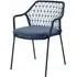 Keller Outdoor Stacking Armchair - Indigo Blue, Polyester