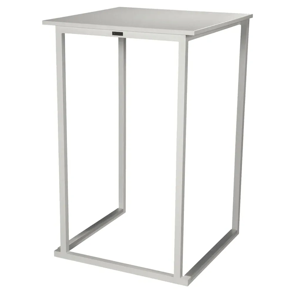 Kelowna Steel Outdoor Standing Table - White