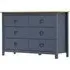 Kendal 6-Drawer Chest - Grey, Pine Wood