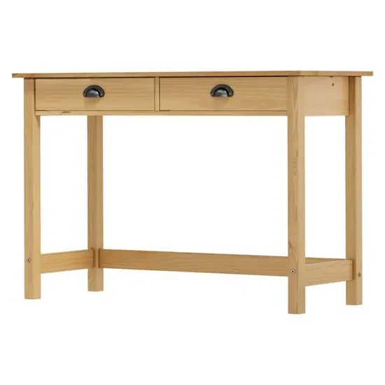Kendal Console Table with 2 Drawers - Brown, Pine Wood image