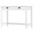 Kendal Console Table with 2 Drawers - White, Pine Wood