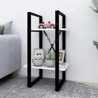 Kendria 2-Tier Bookshelf - White, Chipboard