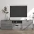 Kenna TV Stand with 2 Doors 1 Drawer - Grey, Engineered Wood