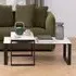 Kennesaw Nesting Coffee Tables - White, Ceramic