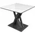 Kenosha Ceramic Glass Side Table - White Gloss