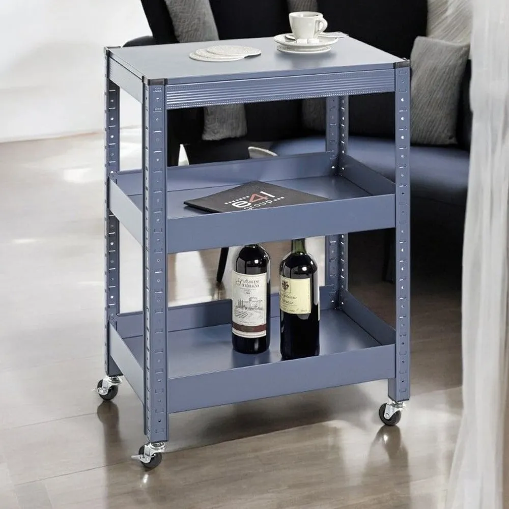 Kenosha Drinks Trolley - Blue, Metal