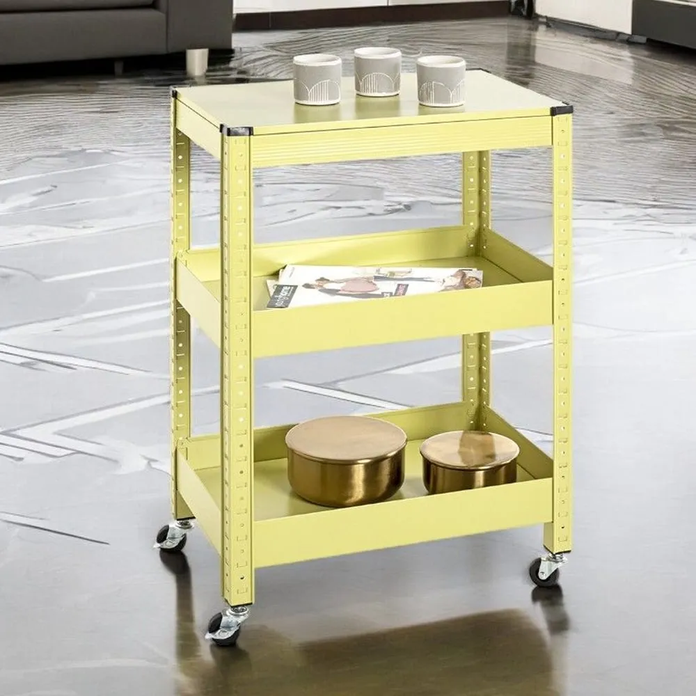 Kenosha Drinks Trolley - Green, Metal