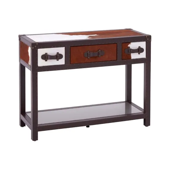 Kensick Console Table with 3 Drawers - Brown