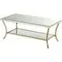 Kensick Rectangular Coffee Table with Storage - Silver
