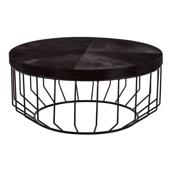 Kensick Round Coffee Table - Black