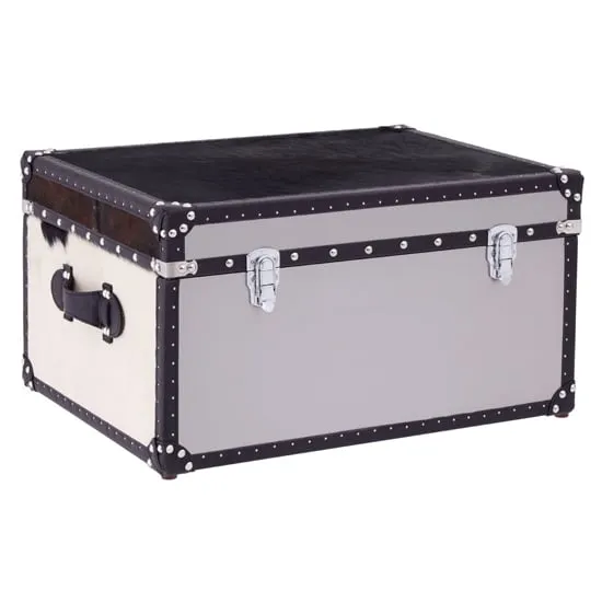 Kensick Storage Trunk - Black, Cowhide image