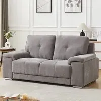 Kensington 2-Seater Sofa - Grey, Fabric