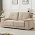 Kensington 2-Seater Sofa - Stone, Fabric