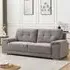 Kensington 3-Seater Sofa - Grey, Fabric