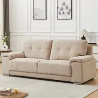 Kensington 3-Seater Sofa - Stone, Fabric