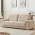 Kensington 3-Seater Sofa - Stone, Fabric