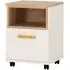 Kepo Office Pedestal Cabinet - White, Oak