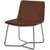 Kerrville Accent Chair - Brown, PU Leather