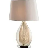 Kew Table Lamp - Brown, Chrome alternate view