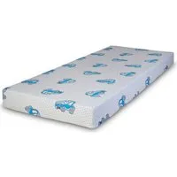Kids Choo Choo Single Mattress - White, Memory Foam alternate view