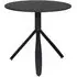 Kiel Round Dining Table - Black, Metal