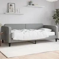 Kigali Daybed with Mattress - Light Grey, Fabric alternate view