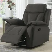Killeen 1-Seater Recliner Sofa - Chocolate, Fabric
