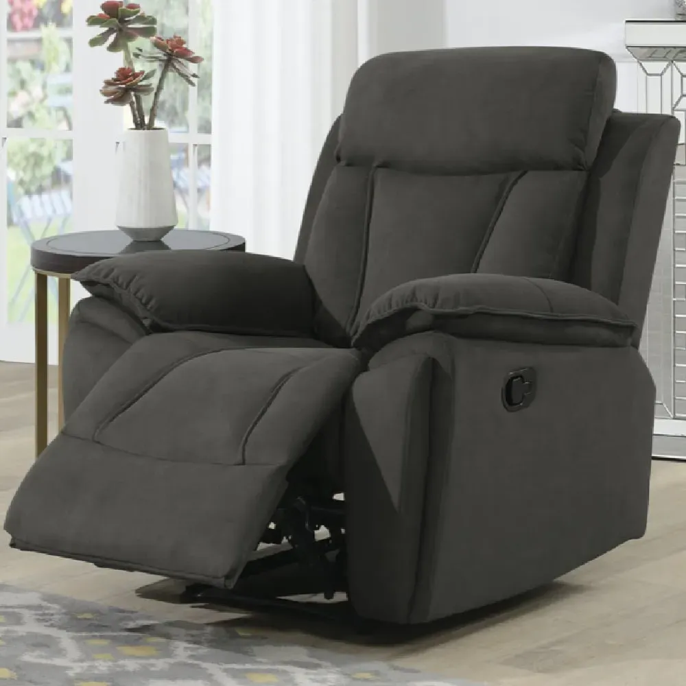 Killeen 1-Seater Recliner Sofa - Chocolate, Fabric image