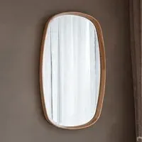 Kinder Bevelled Wall Mirror - Oak