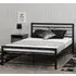 Kira Metal Double Bed Frame - Black