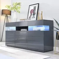 Kirsten Sideboard with LED Lighting - Grey