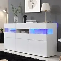 Kirsten Sideboard with LED Lighting - White