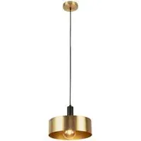 Knox 1 Light Pendant Light - Gold, Glass