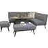 Knoxville Garden Sofa Set with Gas Lift Table - Grey