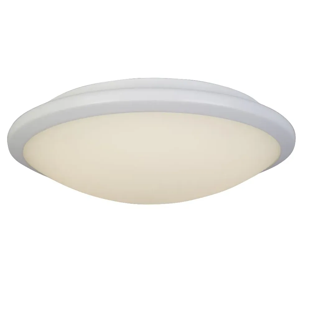 Knutsford Frosted Glass Flush Light - White image